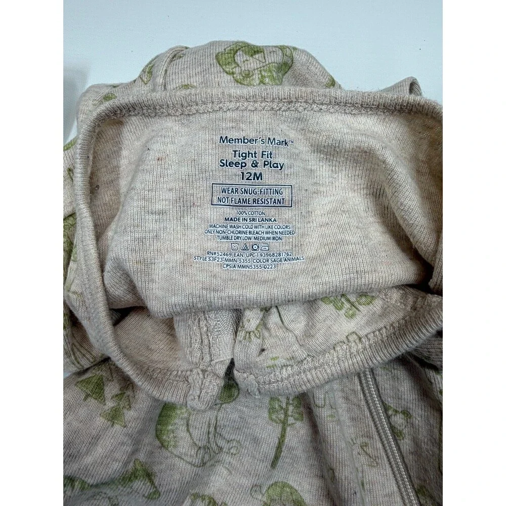 Baby Boy Clothes Lot 12M Carter’s Cat & Jack Disney Sleepers Outfit Set
